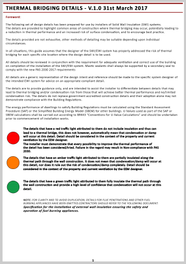 Thermal Bridging Details